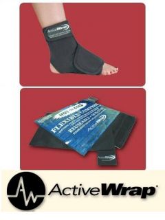 New Activewrap Hot Cold Ankle Foot Feet Therapy Black