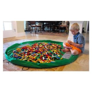 Green Lay N Go 5 Activity Mat Clean Up Carry All and Storage Solution 