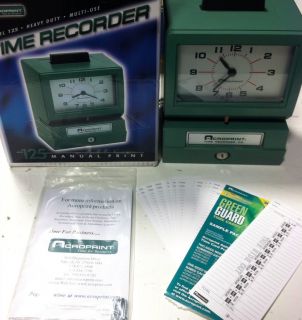 Acroprint Time Clock Model 125NR4 with Key