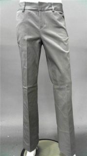 Bass & Co Ladies Womens 14 Stretch Dress Straight Pants Gray 