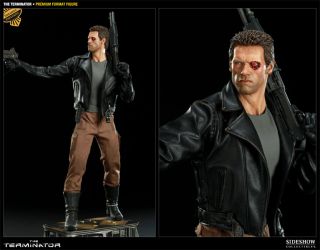 Terminator T 800 Exclusive PF Statue Sideshow SEALED 539 750 RARE Sold 