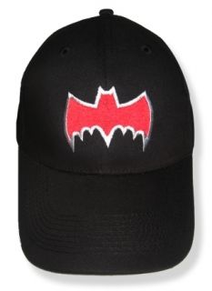 Batman Red Bat Logo Embroidered Cap Adam West 1966 Hat