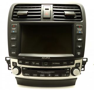 Acura TSX Navigation GPS Radio 6 Disc Changer CD Player 7KP0 Display 