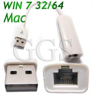 USB to Ethernet RJ45 Port Network LAN Adapter Converter Win7 Windows7 