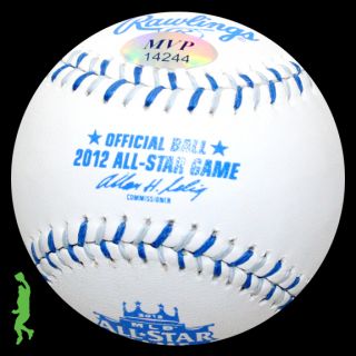 Adam Jones Signed Auto 2012 All Star Game Baseball Ball Baltimore 