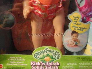 2000 Cabbage Patch Kids Kickn Splash Doll NEW IN BOX COLLECTIBLE 