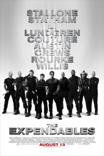THE EXPENDABLES MOVIE POSTER 1 Sided ORIGINAL Version B 27x40