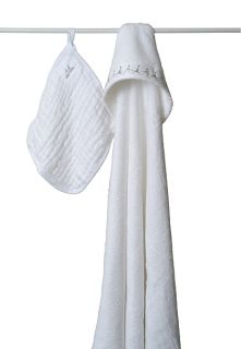 Aden Anais Hooded Towel Washcloth Set Water Baby