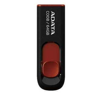 ADATA Classic Series C008 64 GB USB 2 0 Flash Drive AC008 64G RKD 