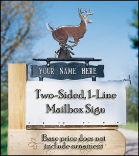 Personalized Decorative 1 Line Mailbox Address Sign