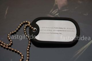 Official Call of Duty Black Ops Military Army Dog Tag