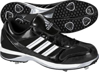 Adidas Excel IC Pro Baseball Cleats G05260 Black White New