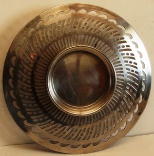 Antique Adelphi Silver Co Double Bowl Serving Tray Quadruple Plate 276 