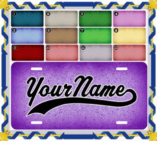 Custom or Personalized License Plates Vehicle lettering Graphics mugs 