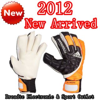 Adidas 2012 Fingersave Allround Goalkeeper Keeper Gloves New Black 