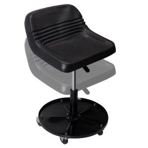   Garage Stool w 18 Wide Padded Seat Adjustable Height GRSRB20