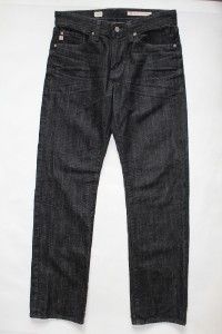 New AG Adriano Goldschmied Protege Straight Leg Jeans in 1 Year Black 