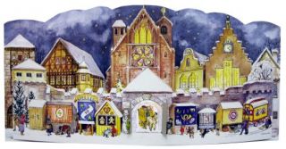 1947 cathedral german advent calendar this is a new reprint of the 