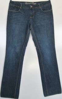 Sz 10 American Eagle Outfitters 77 Straight Cotton Jeans AE AEO 962 