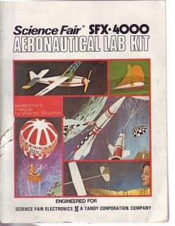 Science Fair SFX 4000 Aeronautical Lab Kit Experiment