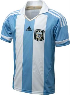 Argentina Youth Adidas Soccer Home Jersey