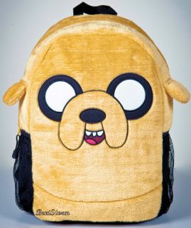 New Adventure Time Finn and Jake Dog Plush Backpack Book Bag Back to 