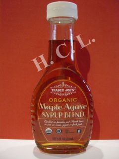 Trader Joes Organic Maple Agave Syrup Blend 8 FL Oz