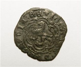 Medieval Ancient Spanish Coin Silver Circa 13 15th Century 700 Years 