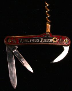 Antique Adolphus Busch Shrade & Kastor Bros. Pocket Knife (2)