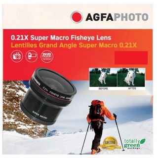 AGFAPHOTO Super Macro Pro HD 0 21x Fisheye Lens for Canon PowerShot 
