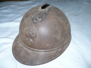 french helmet adrian m15 relic of la marne battle insignia infantry 