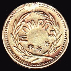 rare colombia mompos gold medal 1 36 grms