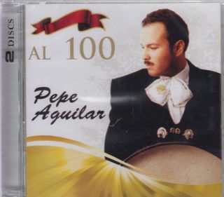 Pepe Aguilar Al 100 CD New 2 Disc Set 30 Corridos Y Canciones de 