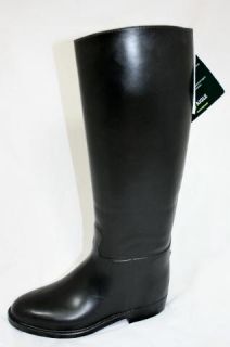 jcrew aigle ecuyer boots new $ 195 eu 38 us 8 black
