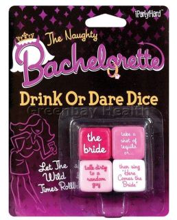 Bachelorette Drink Or Dare Dice Drinking Game Bachelor Party Gag