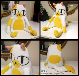 Adventure Time Cake the Cat Stuffed Toy Plushy