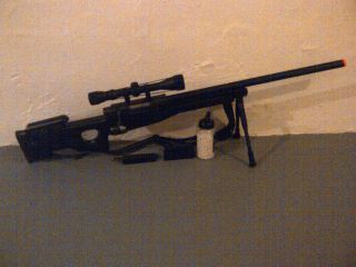 WELL L96 Airsoft Sniper Rifle REAL SCOPE BIPOD FREE BBs and MORE