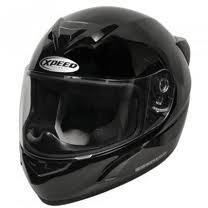 Xpeed Snell M2010 Gloss Black Racing Helmet Allowed in Some Go Kart 