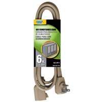 New AC Cord 14 3 SPT 3 Beige 6ft ea Air Conditioner Cords OR681506 