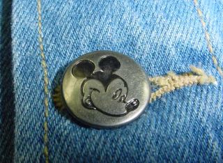   Disneyland Mickey Mouse Denim Jean Jacket Mens M Jerry Leigh