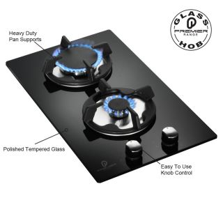   30cm Black Glass Built In Gas Hob A Series Pro   Click Image to Close