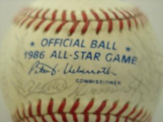 1986 Al All Stars 37 Signed All Star Game Baseball JSA LOA SKU 23932 