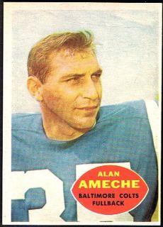 1960 Topps Football 2 Alan Ameche Balt Colts