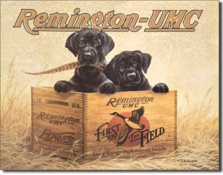 Hunt Remington Finders Keepers Tin Sign Guns Poster