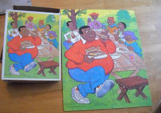 Fat Albert Cosby Kids Puzzles 70s Whitman 100pc Nice