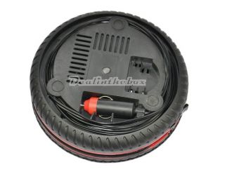 260PSI DC12V Car Auto Portable Pump Tire Inflator Mini Air Compressor