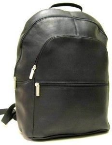 le donne leather laptop backpack