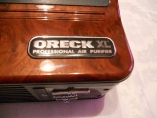 Oreck XL Professional Signature Wood Grain AIR PURIFIER Model #AIR8SD 