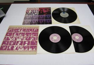 Lot of 2 Deep Purple LP Vinyl Record Albums