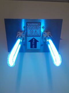 Air Purifier UV Light Ultraviolet AC HVAC Dual Lamp Duct Germicidal 